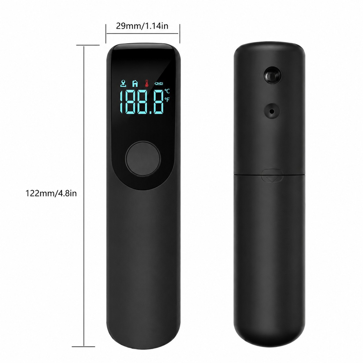 TERMÓMETRO INFRARROJO MEDIDOR DE TEMPERATURA DIGITAL SIN CONTACTO LCD REGALO DÍA DEL PADRE MADRE NAVIDAD GENIEKA - 9