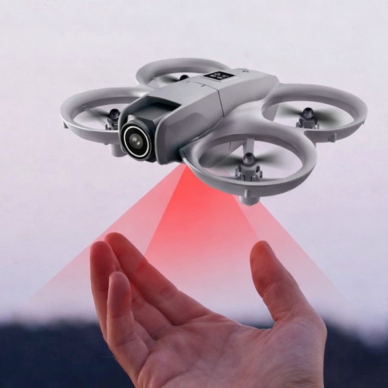 DRON GT3 DOBLE CÁMARA 4K LUCES LED + CONTROL REMOTO DUAL CAMERA 4K FOTO HD VIDEO NAVIDAD GENIEKA - 1