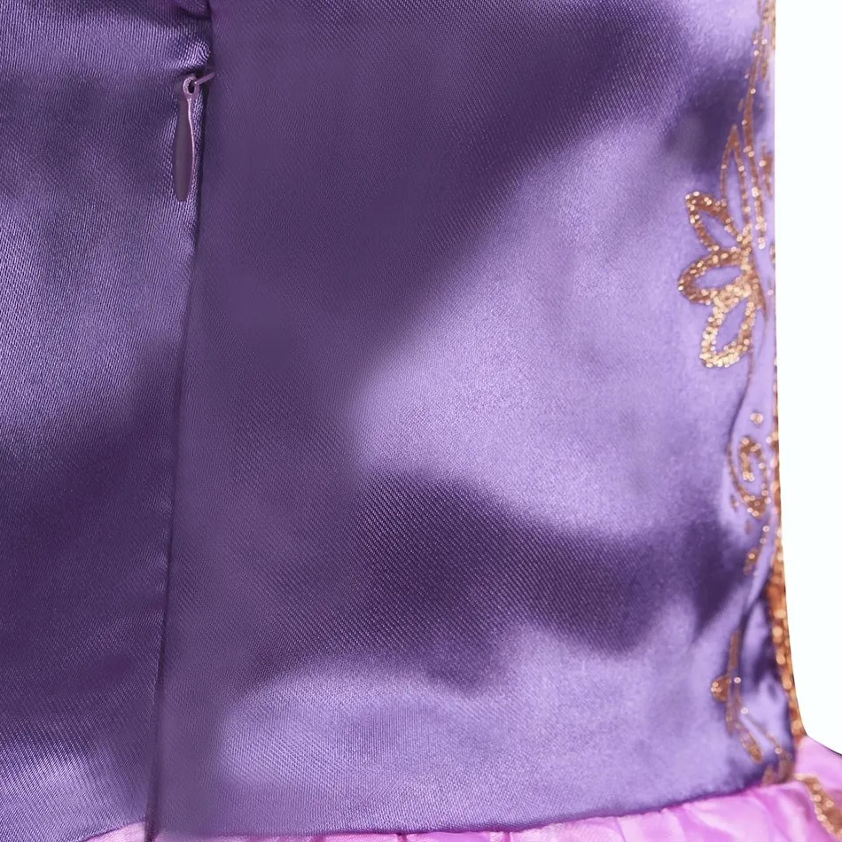 DISFRAZ RAPUNZEL MORADO ROSA NIÑA VESTIDO PRINCESA FIESTA CUMPLEAÑOS HALLOWEEN COSPLAY REGALO NAVIDAD HALLOWEEN GENIEKA - 6