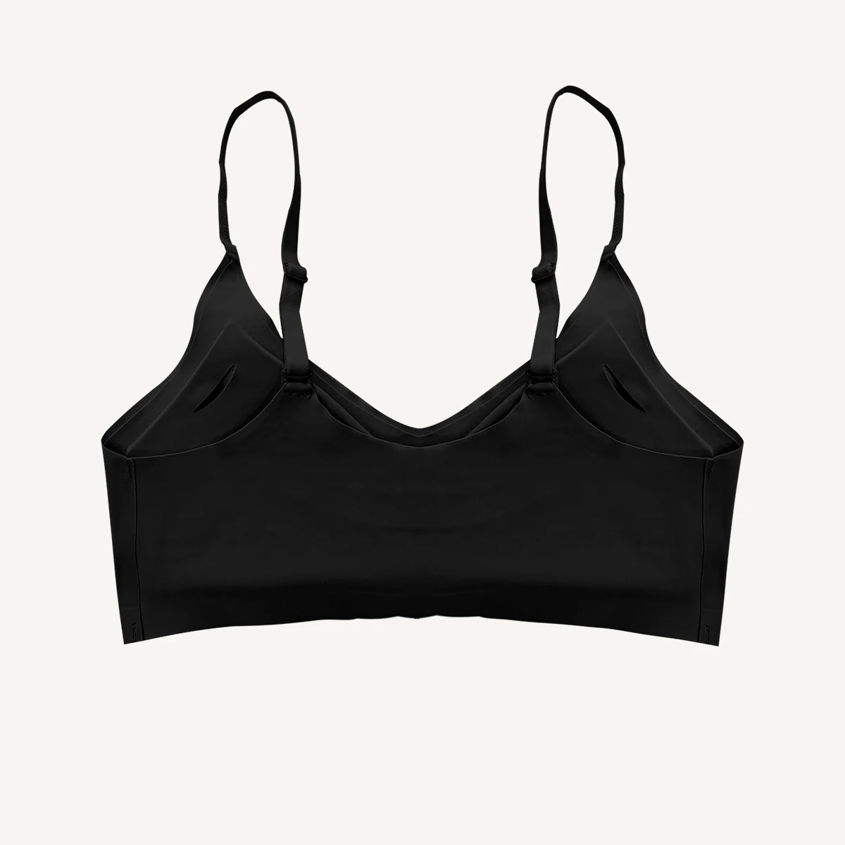 BRASIER PUSH UP NEGRO SIN COSTURAS ULTRALIGERO DEPORTIVO SIN ARO COPAS SUAVES INVISIBLE GENIEKA - 6