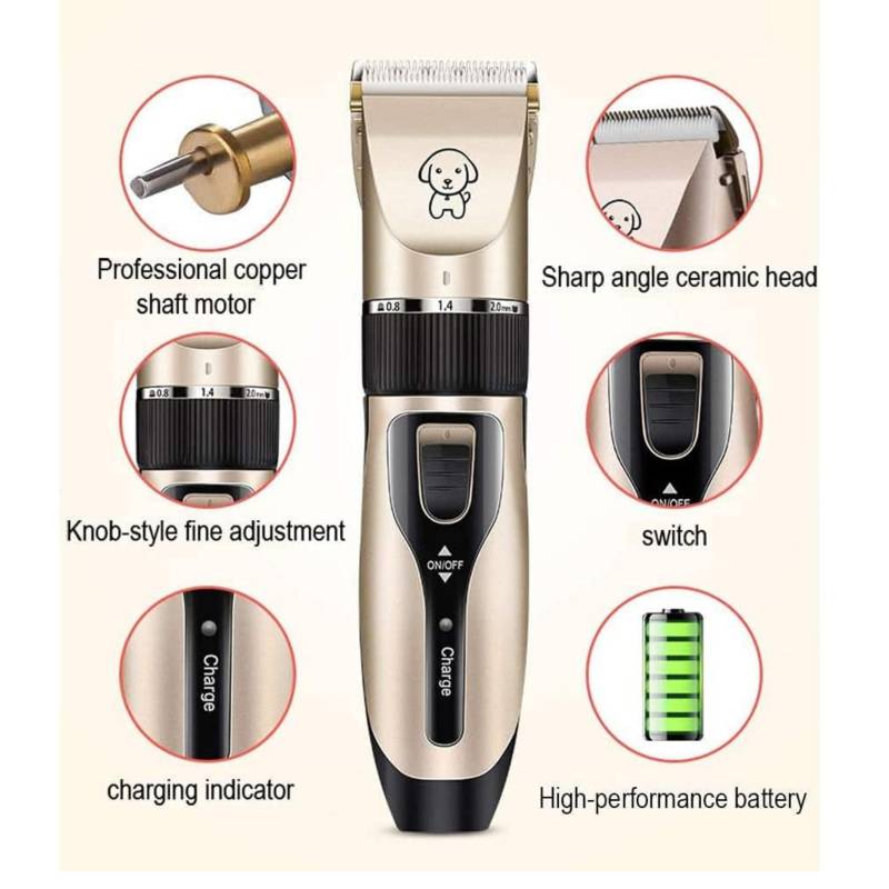 CORTADORA OEM ELÉCTRICA PARA MASCOTAS KIT DE ASEO PROFESIONAL. - 2