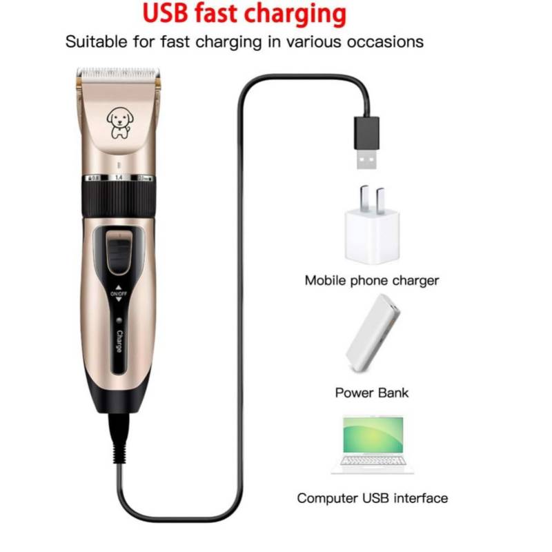 CORTADORA OEM ELÉCTRICA PARA MASCOTAS KIT DE ASEO PROFESIONAL. - 5