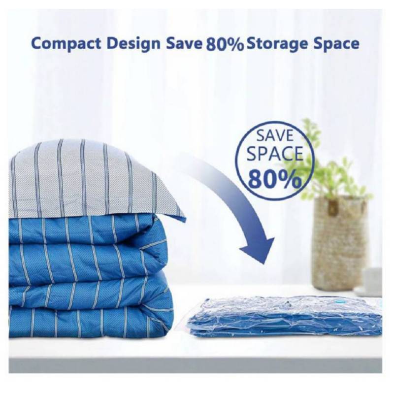 BOLSAS DE ROPA COMPRESORAS AL VACÍO 70X100 CM (PACK 02 PCS) - 2