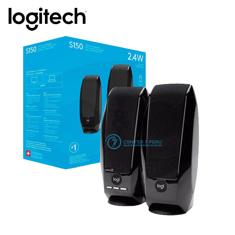 PARLANTE LOGITECH S-150 USB BLACK - 1