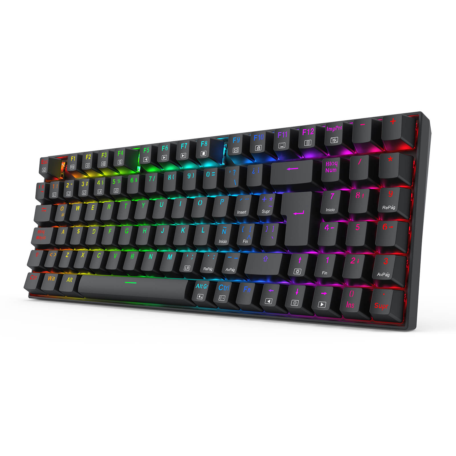 TECLADO REDRAGON ZIGGS K669-RGB-SP SPANISH - 2