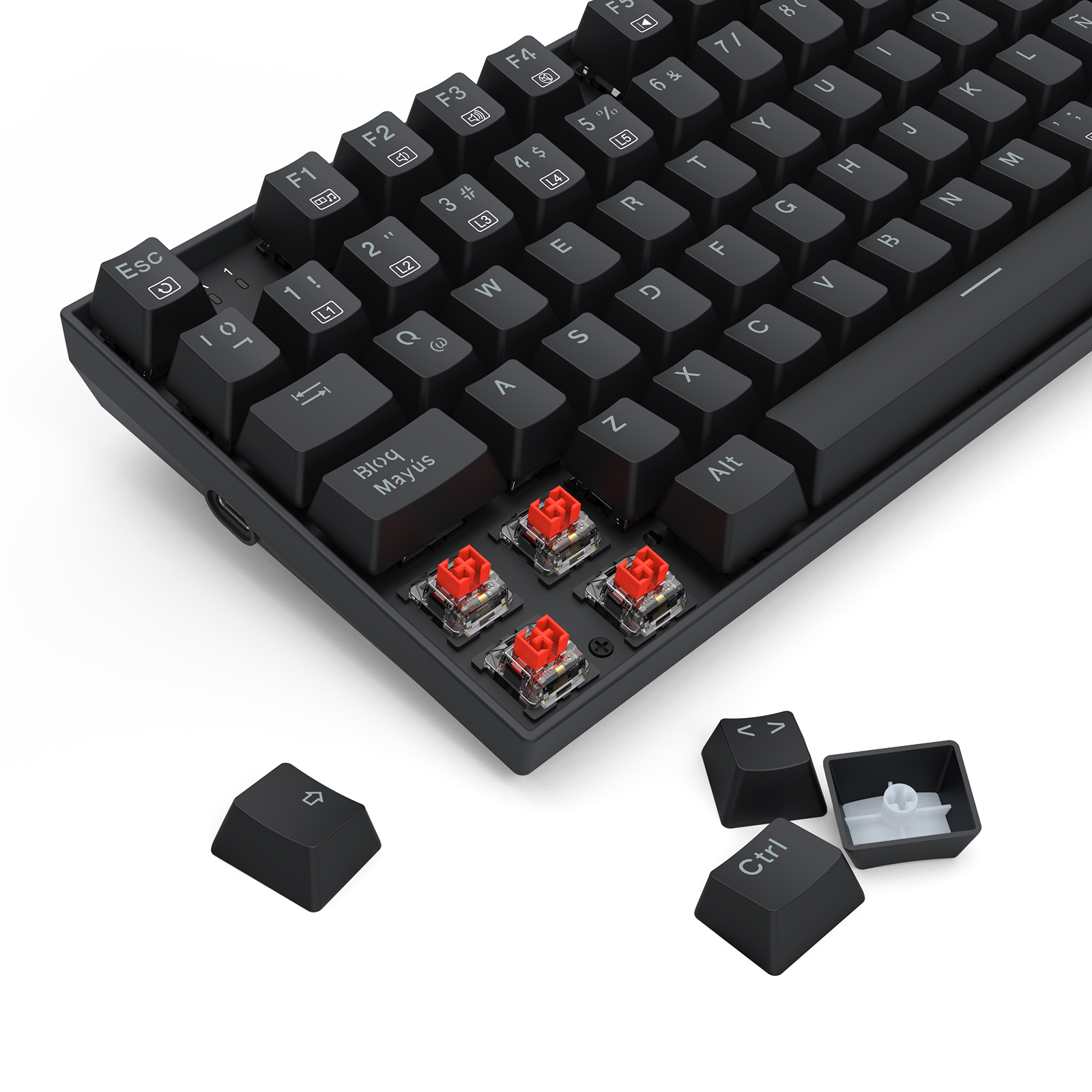 TECLADO REDRAGON ZIGGS K669-RGB-SP SPANISH - 4