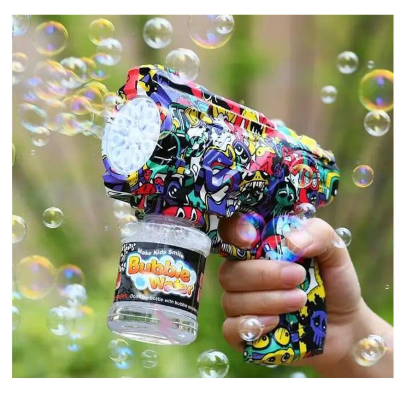 PISTOLA DE BURBUJAS BUBBLE GRAFITI AUTOMATICA - 4