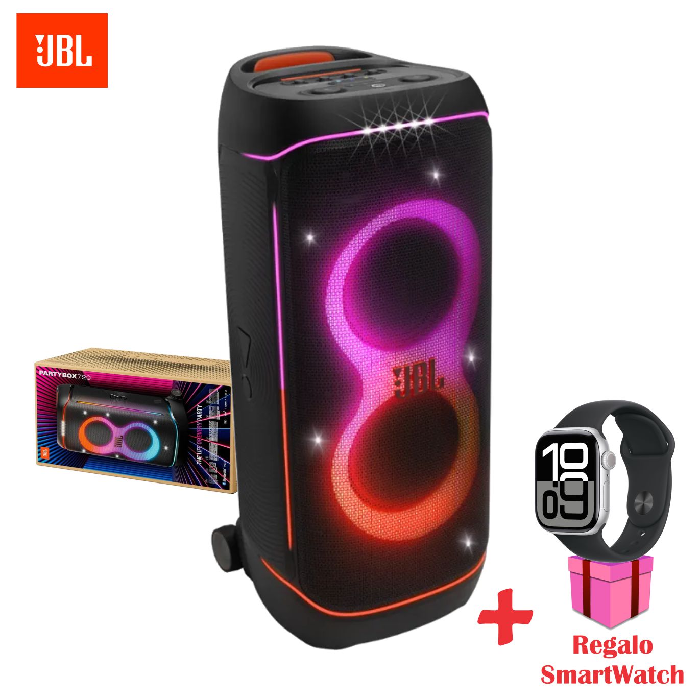 PARLANTE BLUETOOH JBL PARTYBOX 720 800W RMS 15HR - 1