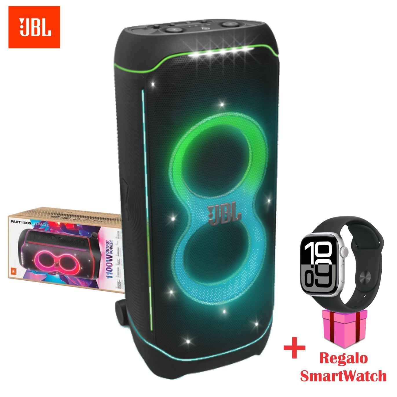PARLANTE BLUETOOH JBL PARTYBOX ULTIMATE 1100W RMS - 1