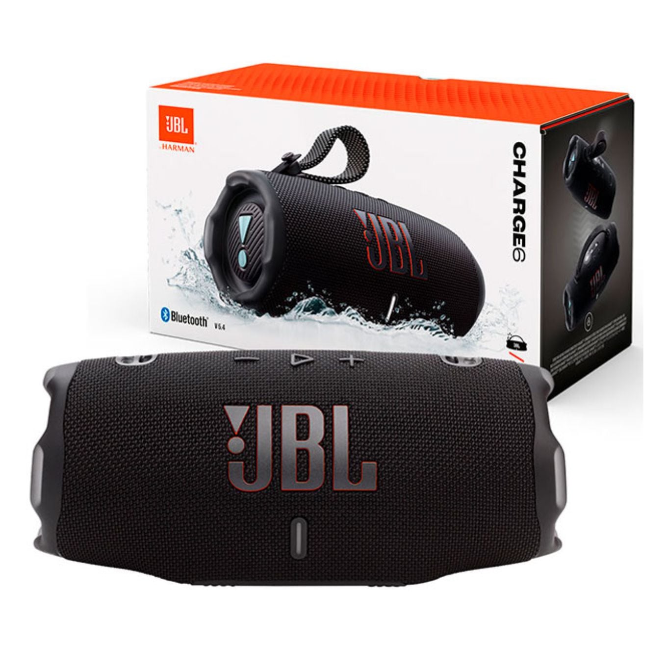 PARLANTE JBL CHARGE 6 BLUETOOH ACUATICO 28 HORAS NEGRO - 1