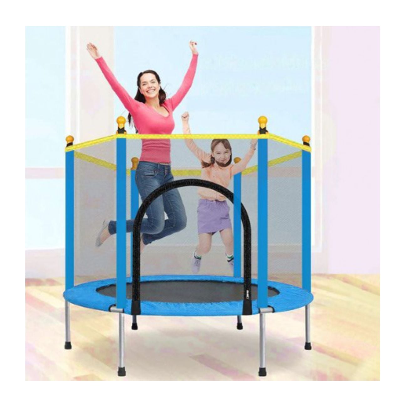 CAMA SALTARINA TRAMPOLIN 1.4 AZUL - 1