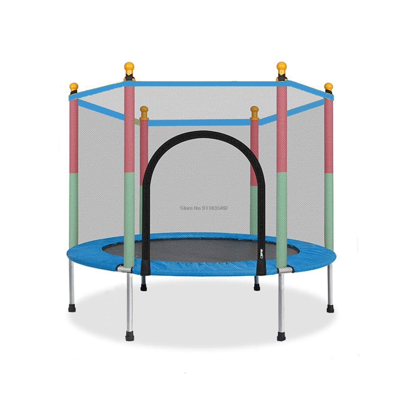 CAMA SALTARINA TRAMPOLIN 1.4 M BASE AZUL - 2
