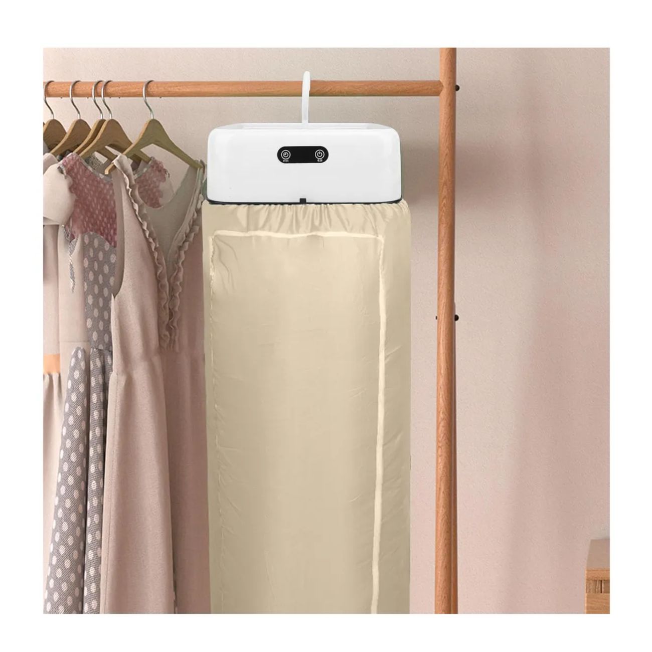 SECADORA DE ROPA PORTATIL 220W PANTALLA DIGITAL - 3