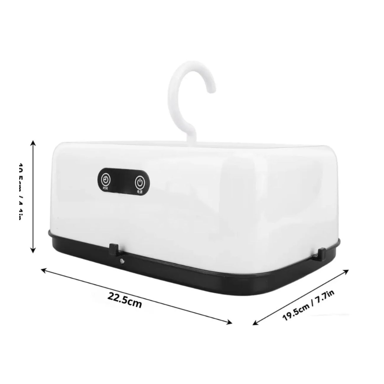 SECADORA DE ROPA PORTATIL 220W PANTALLA DIGITAL - 5