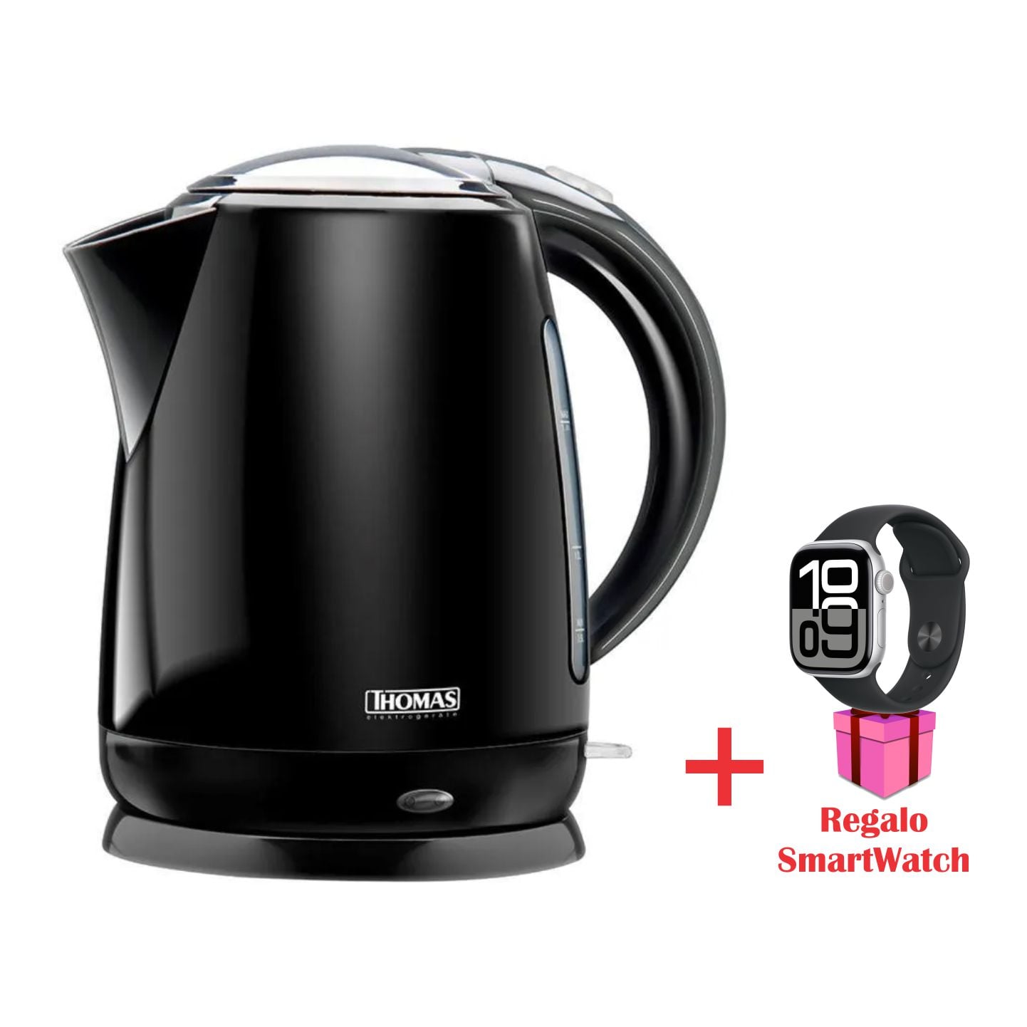 HERVIDOR ELECTRICOTHOMAS  TH-4330 1.8L NEGRO - 1