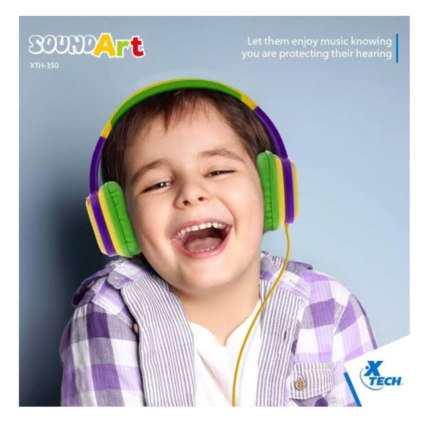 AUDIFONOS XTECH SOUNDART XTH350 CON CABLE JACK PARA NIÑOS UNISEX - 4