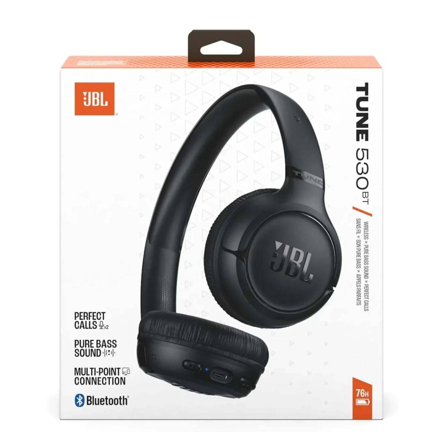 AUDIFONOS JBL TUNE 530BT NEGRO 76HR REPRODUCCION - 3