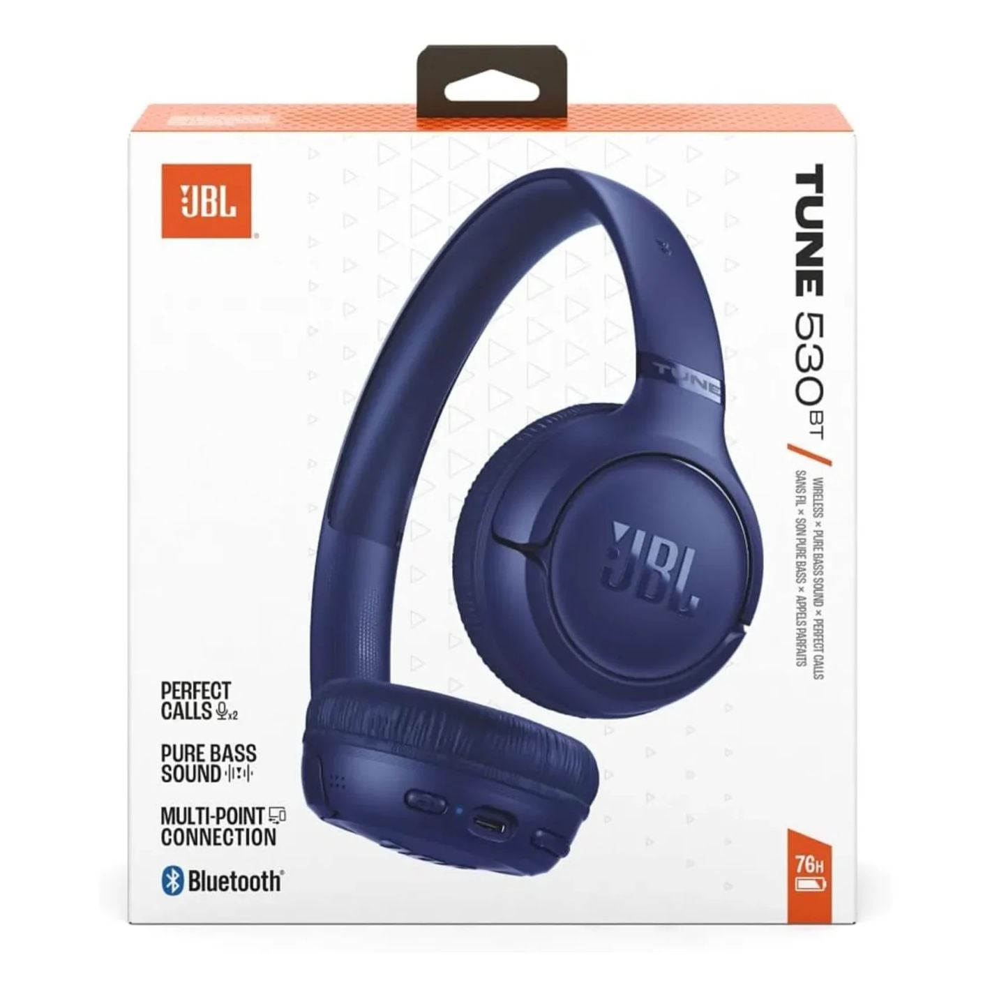 AUDIFONOS JBL TUNE 530BT AZUL 76HR REPRODUCCION - 5
