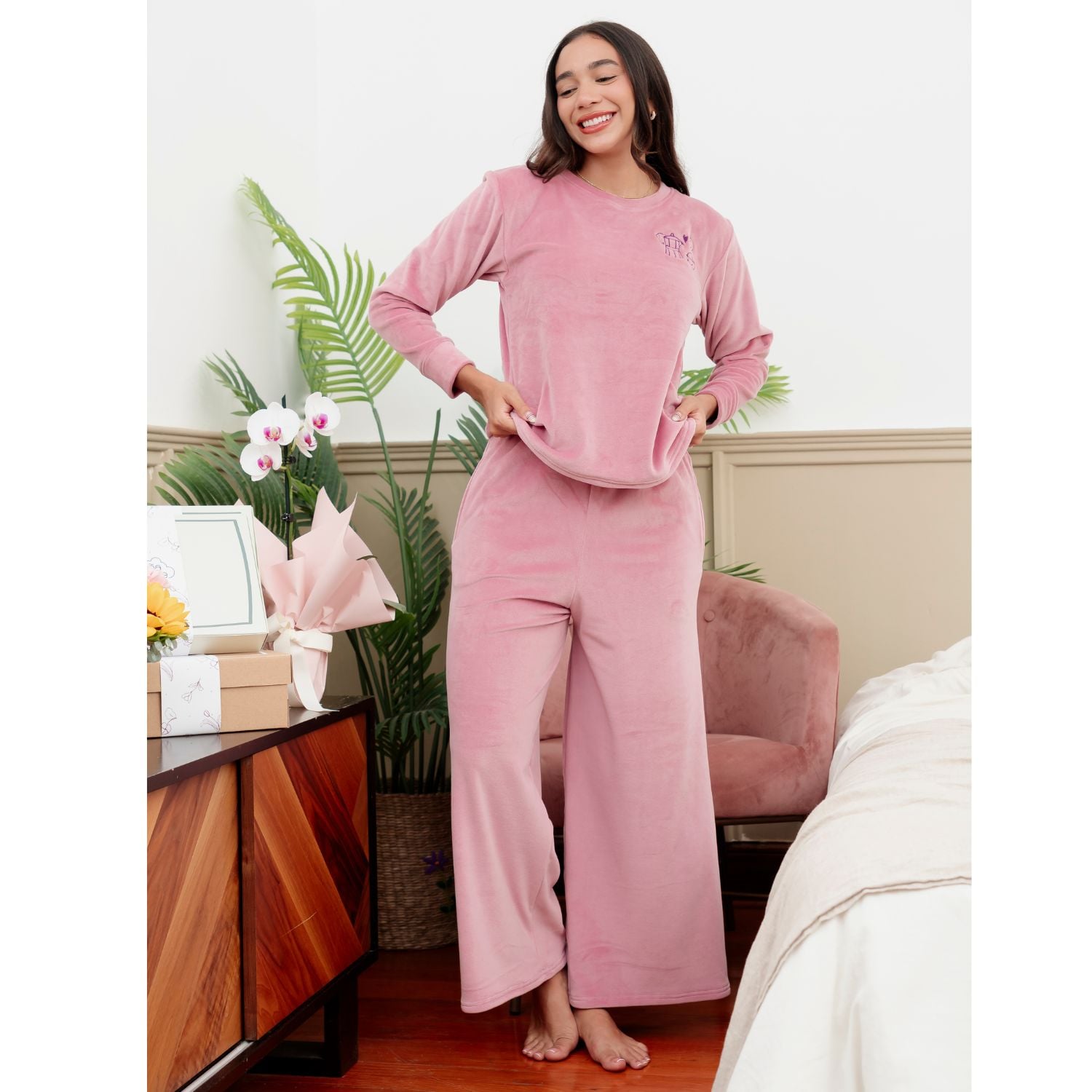 PIJAMA DAMA BONNIE BUZO INVIERNO - 1