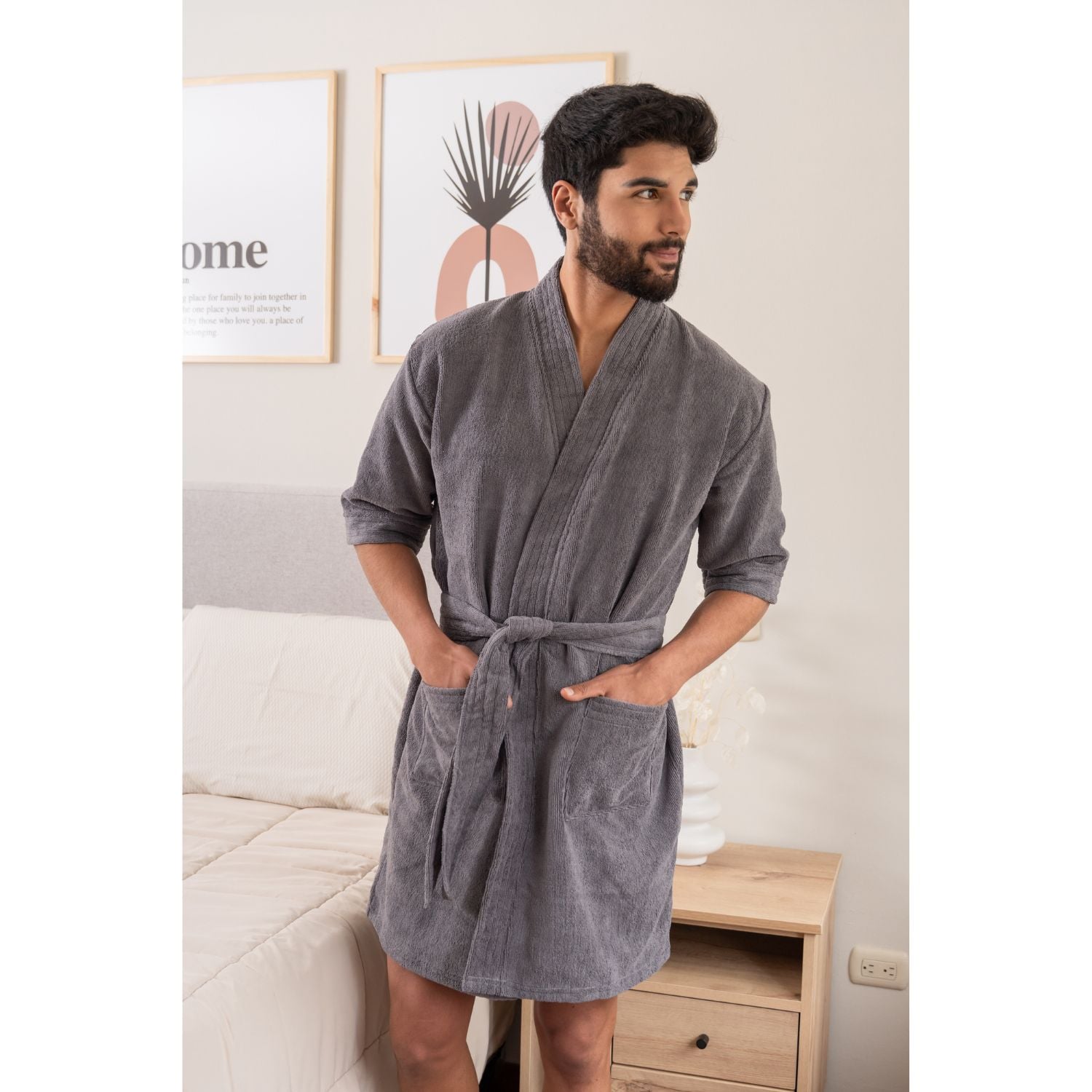 SALIDA DE BAÑO MICROFIBRA HOMBRE - 2