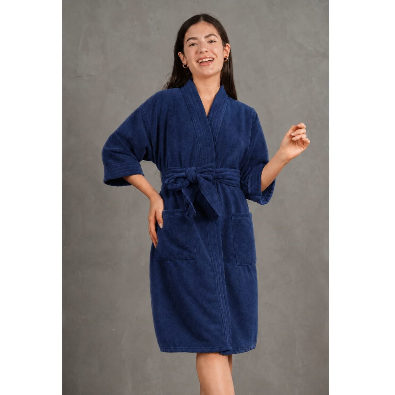 SALIDA DE BAÑO MICROFIBRA MUJER - 1