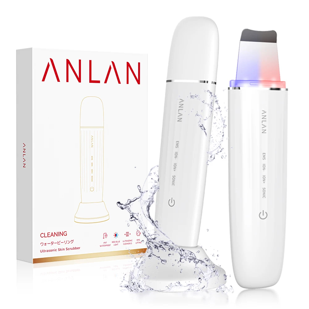 ESPÁTULA LIMPIEZA FACIAL ANLAN ACPJ31 PROFUNDA PALETA ULTRASÓNICA DEPURADOR PIEL - 1