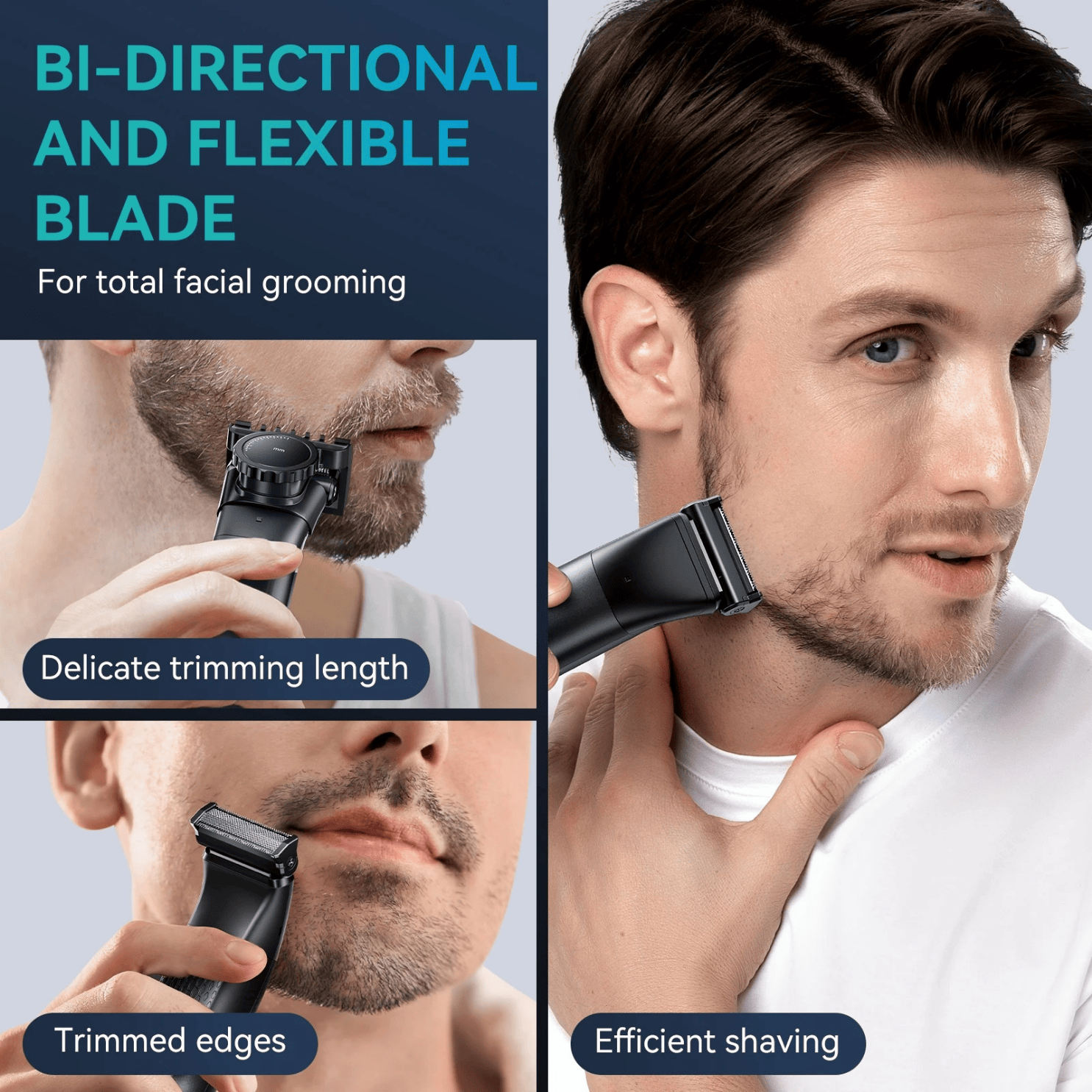 RASURADORA AFEITADORA CORTADORA PELO CORPORAL BARBA TRIMMER. KENSEN - 2