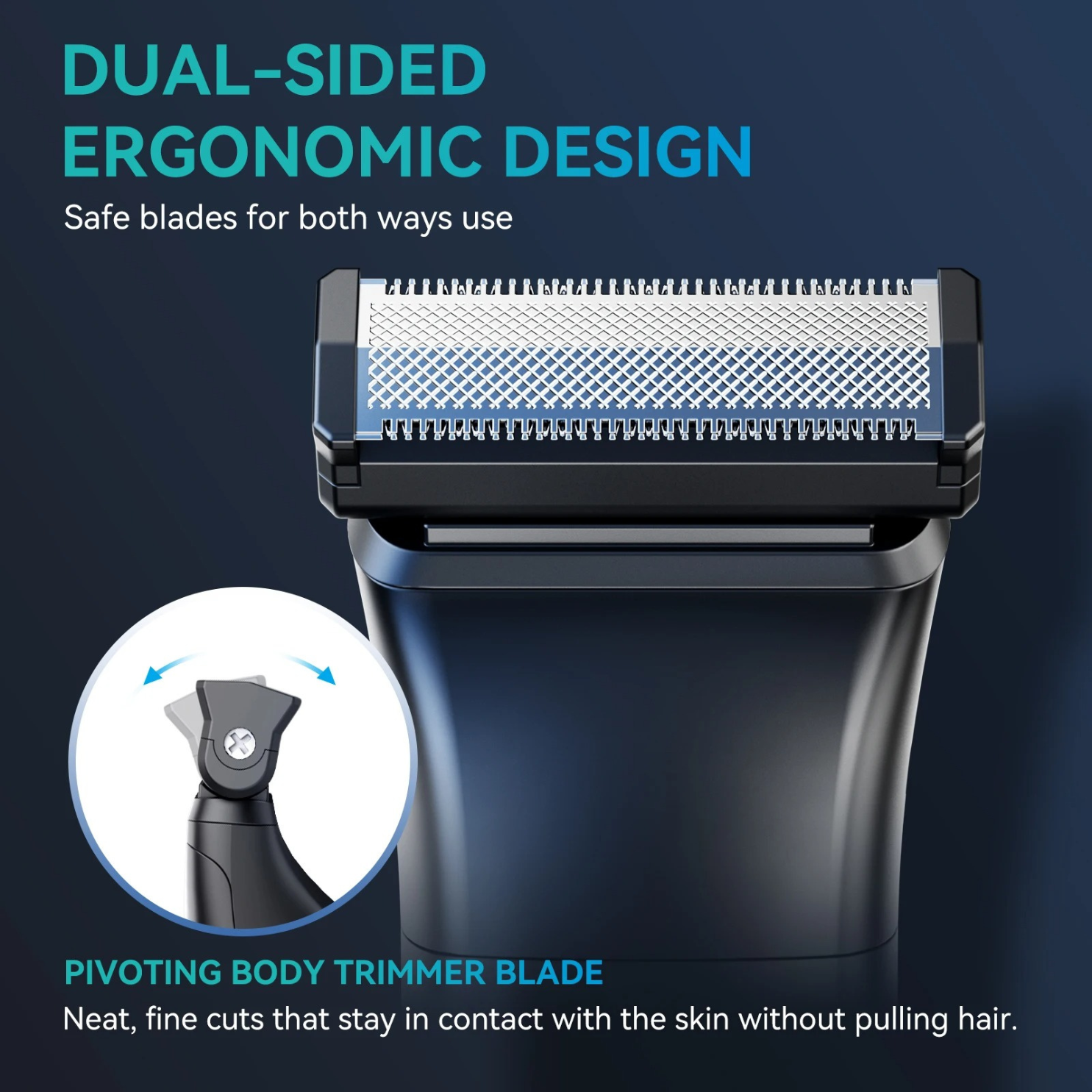 RASURADORA AFEITADORA CORTADORA PELO CORPORAL BARBA TRIMMER. KENSEN - 9