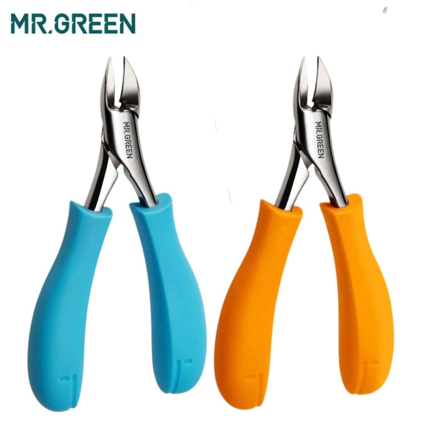 CORTAUÑAS UÑAS ENCARNADAS PEDICURA MR GREEN MR1033 ACERO INOXIDABLE ANTISALPICADURAS. - 7