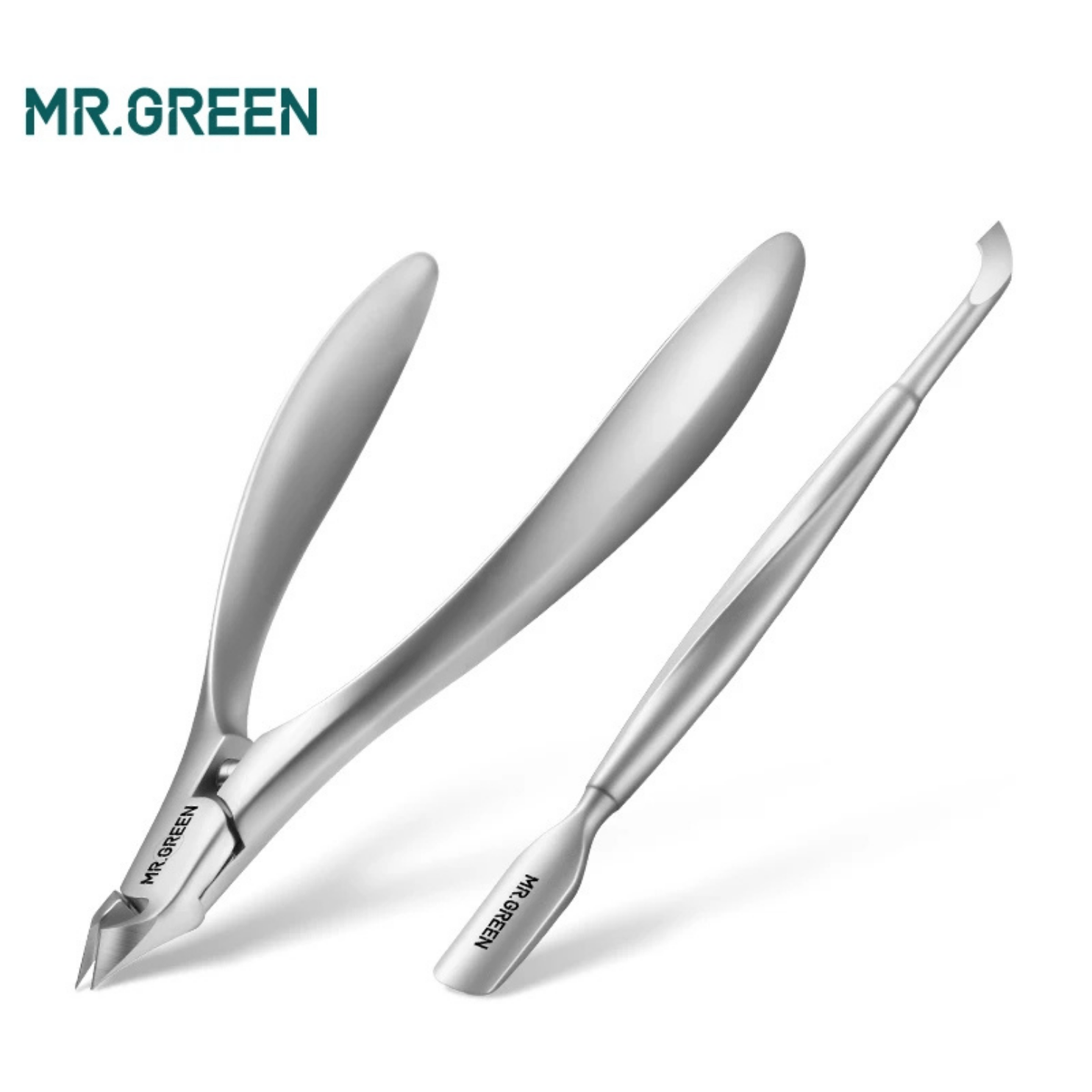 CORTAUÑAS MANICURA CORTADOR CUTÍCULAS REMOVEDOR PIEL MUERTA MR. GREEN. - 1