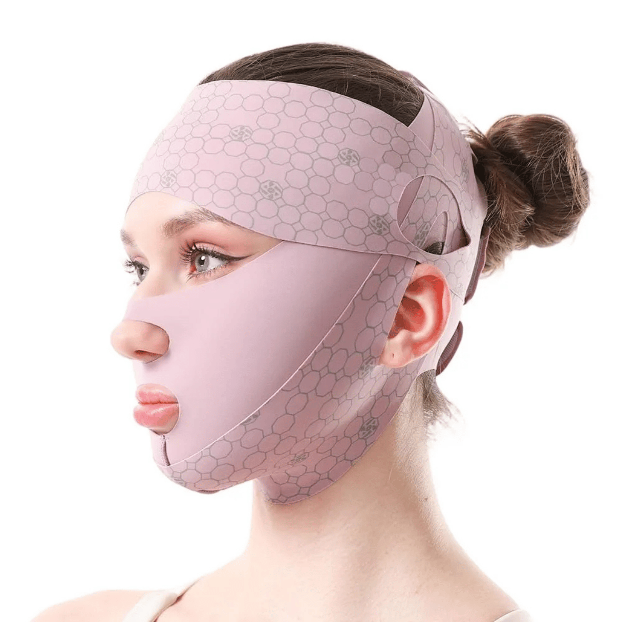 FAJA FACIAL MENTONERA NASO LABIAL DOBLE AJUSTE BANDA DE SUJECIÓN 3 EN 1 - 1