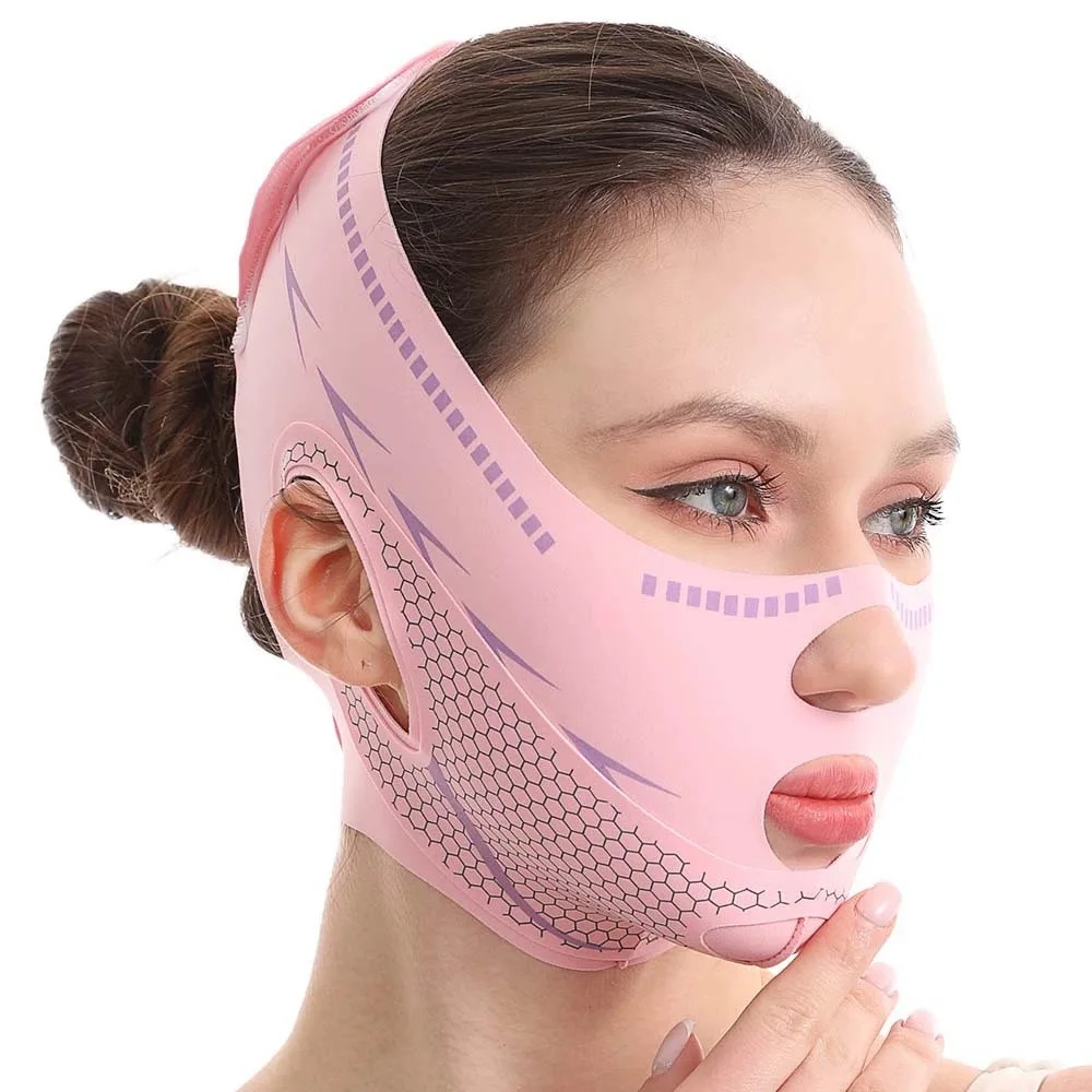FAJA FACIAL MENTONERA SM NASO LABIAL DOBLE AJUSTE CONTROL DOBLE MENTON PAPADA - 1