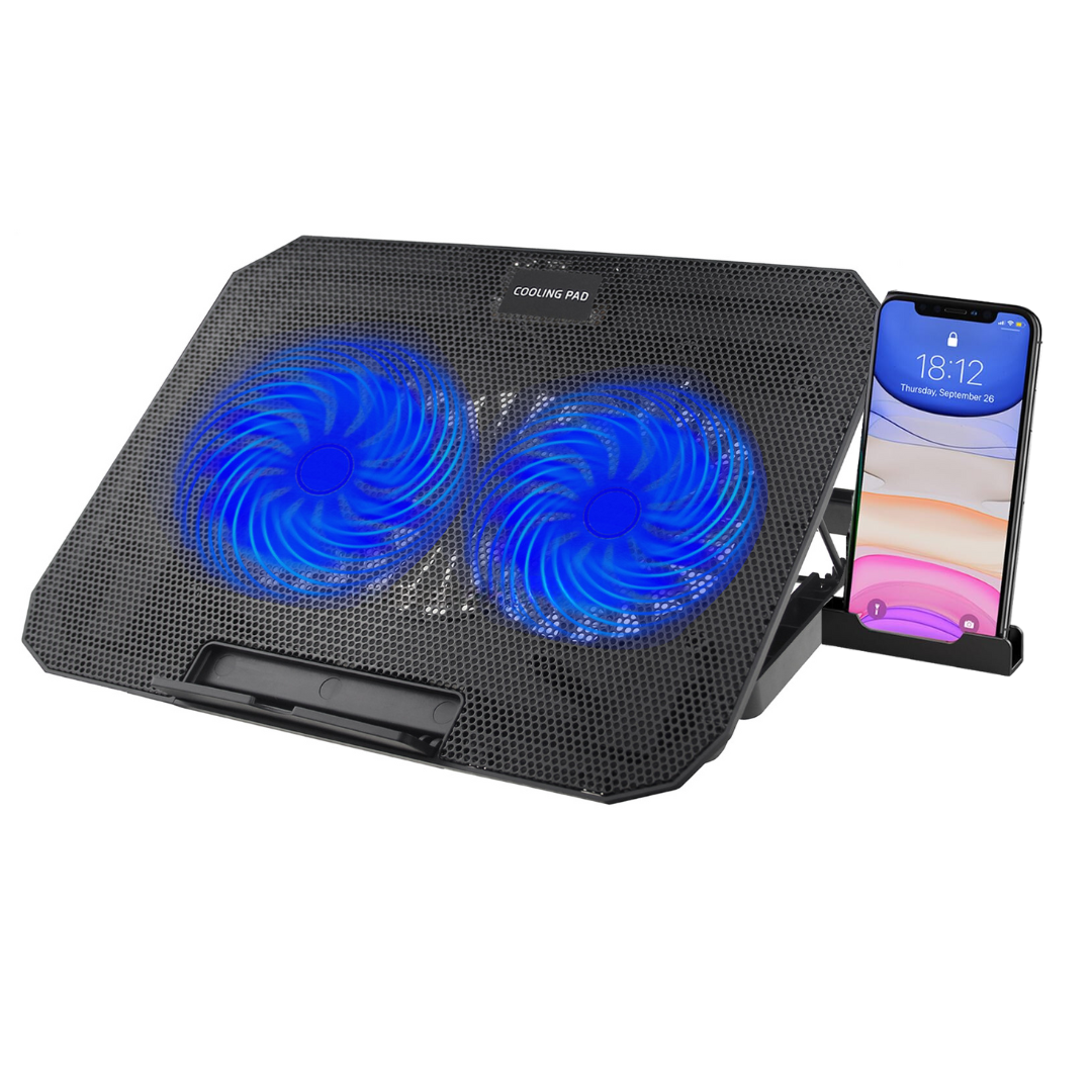 COOLER VENTILADOR LAPTOP 9' A 17' 6 NIVELES 2 PUERTO USB - 7