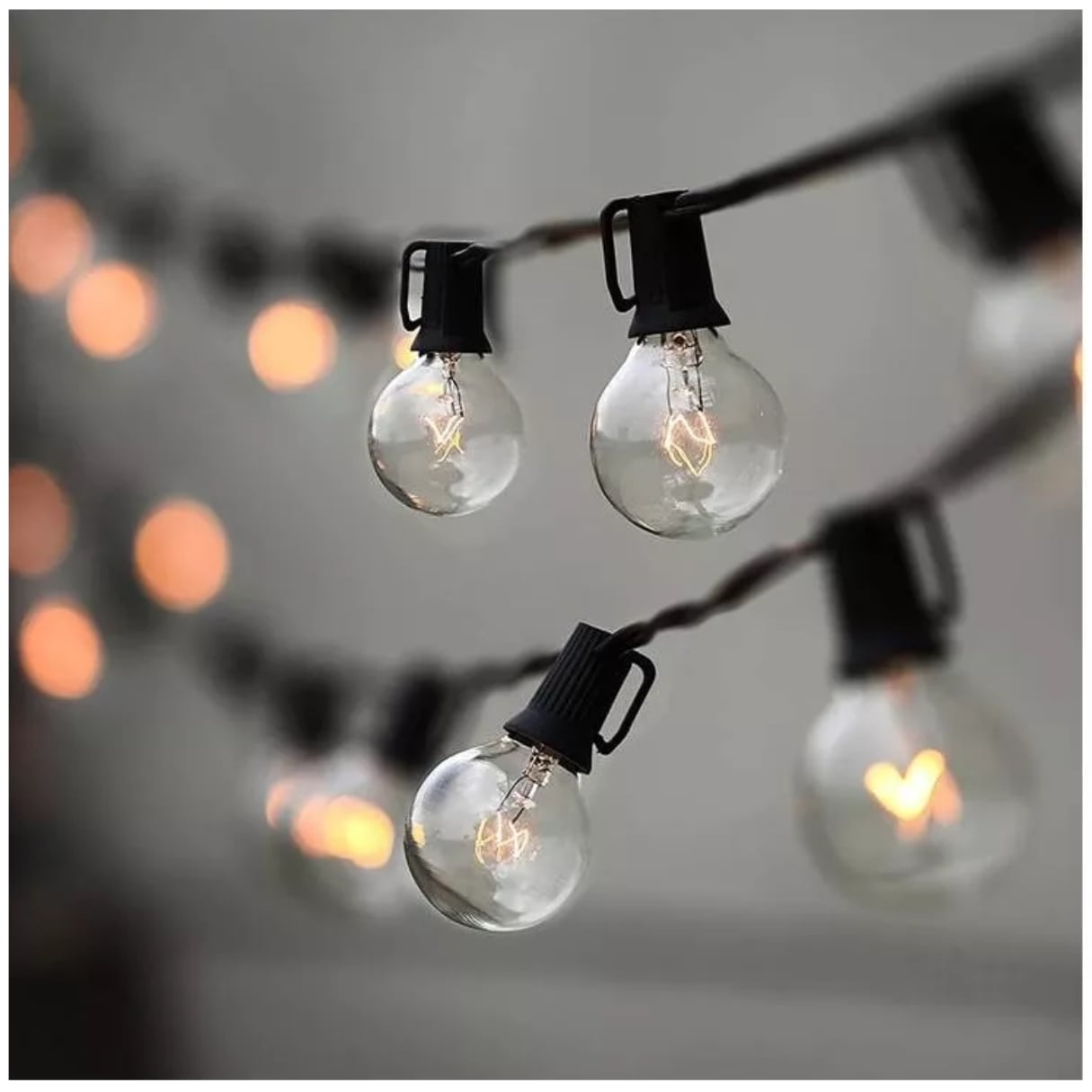 GUIRNALDA LUCES VINTAGE COLGANTE 25 FOCOS 15 METROS LED JARDIN EVENTOS DECORACIONES - 4