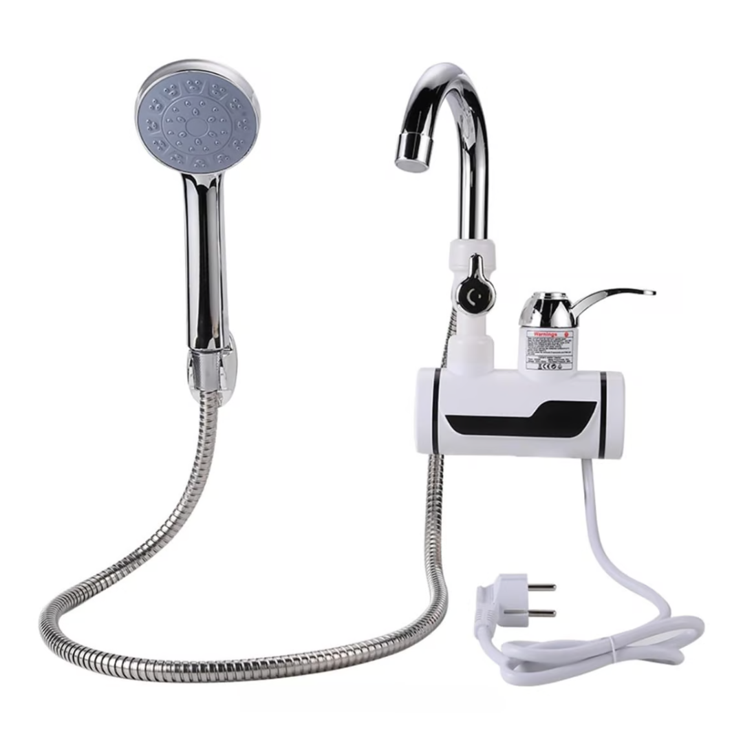CAÑO ELÉCTRICO CON DUCHA CALENTADOR DE AGUA INSTANTANEA - PARED - 3