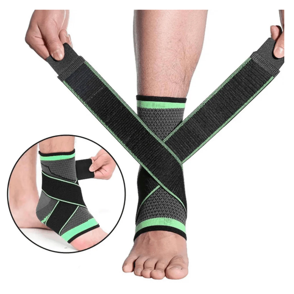 TOBILLERA DEPORTIVA CON BANDAS AJUSTABLES VENDAJE ORTOPEDICO - 1