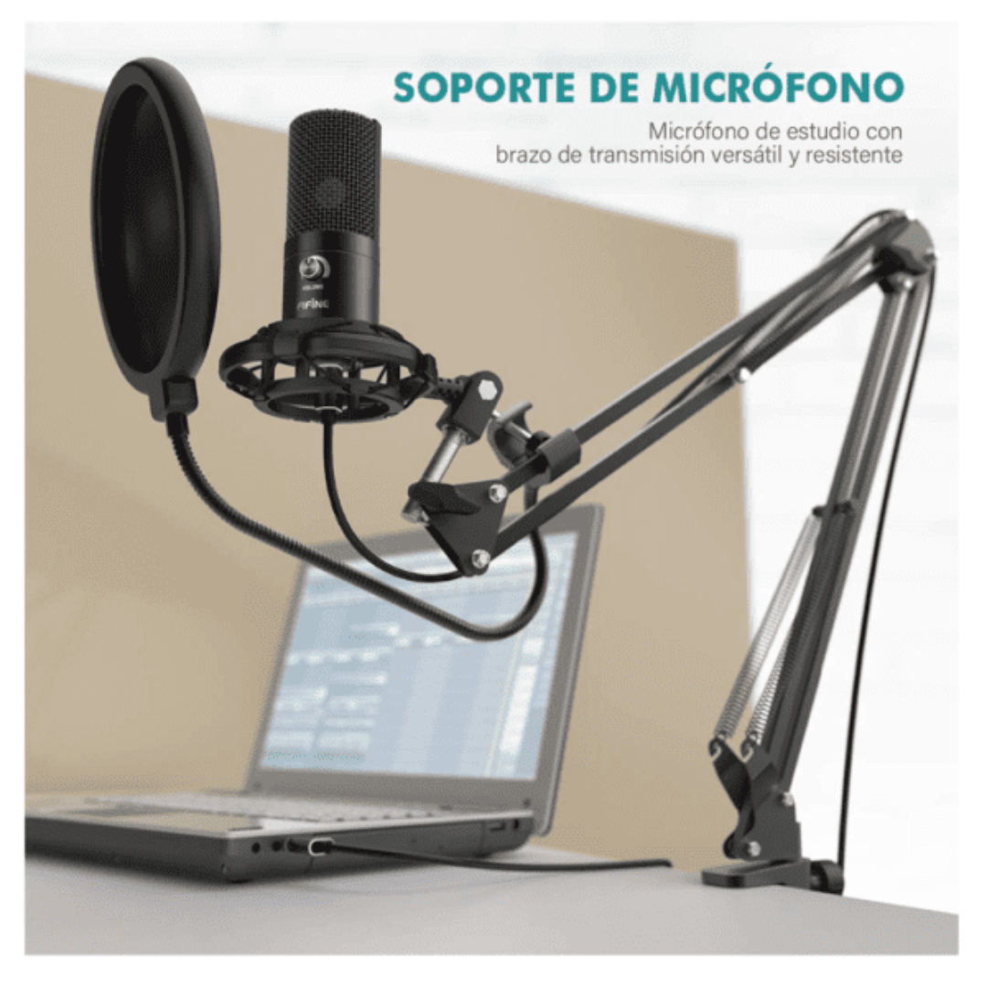 SOPORTE PARA MICRÓFONO BRAZO METAL ARTICULADO AJUSTABLE NB-35 - 9