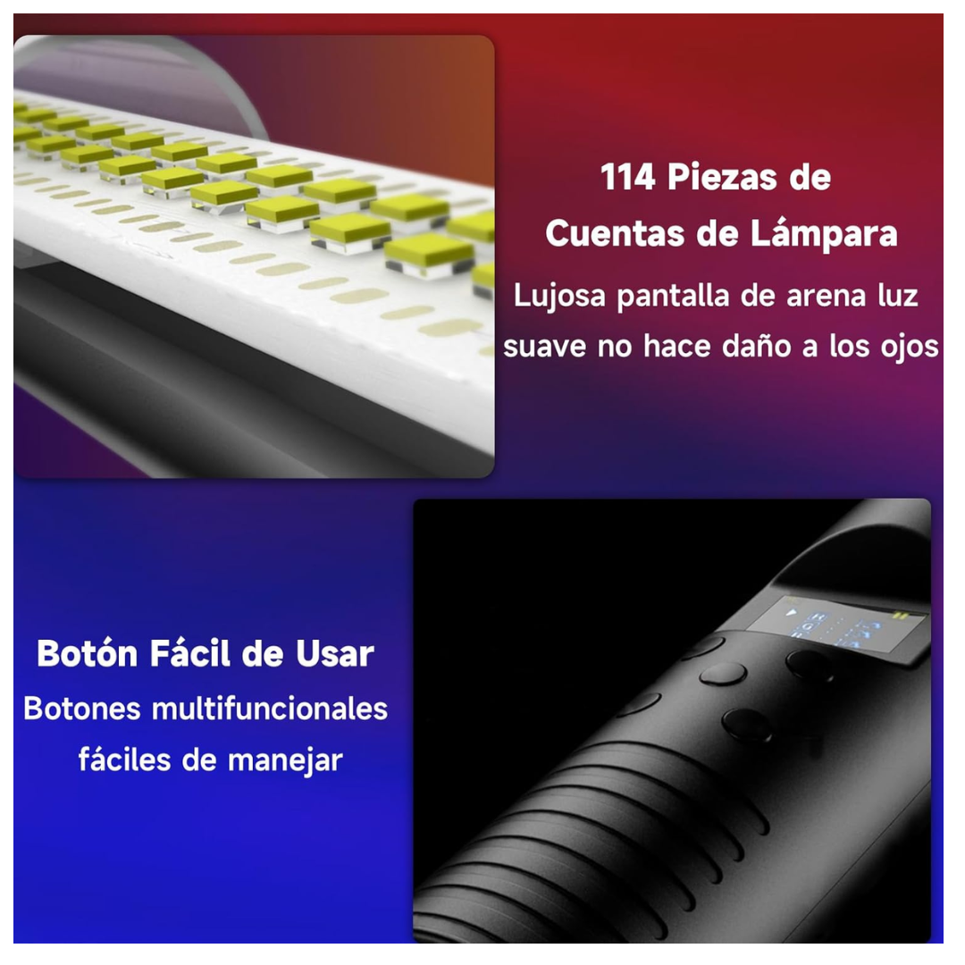 TUBO BARRA DE LUZ LED RGB RECARGABLE VARILLA LAMPARA + CONTROL - 4