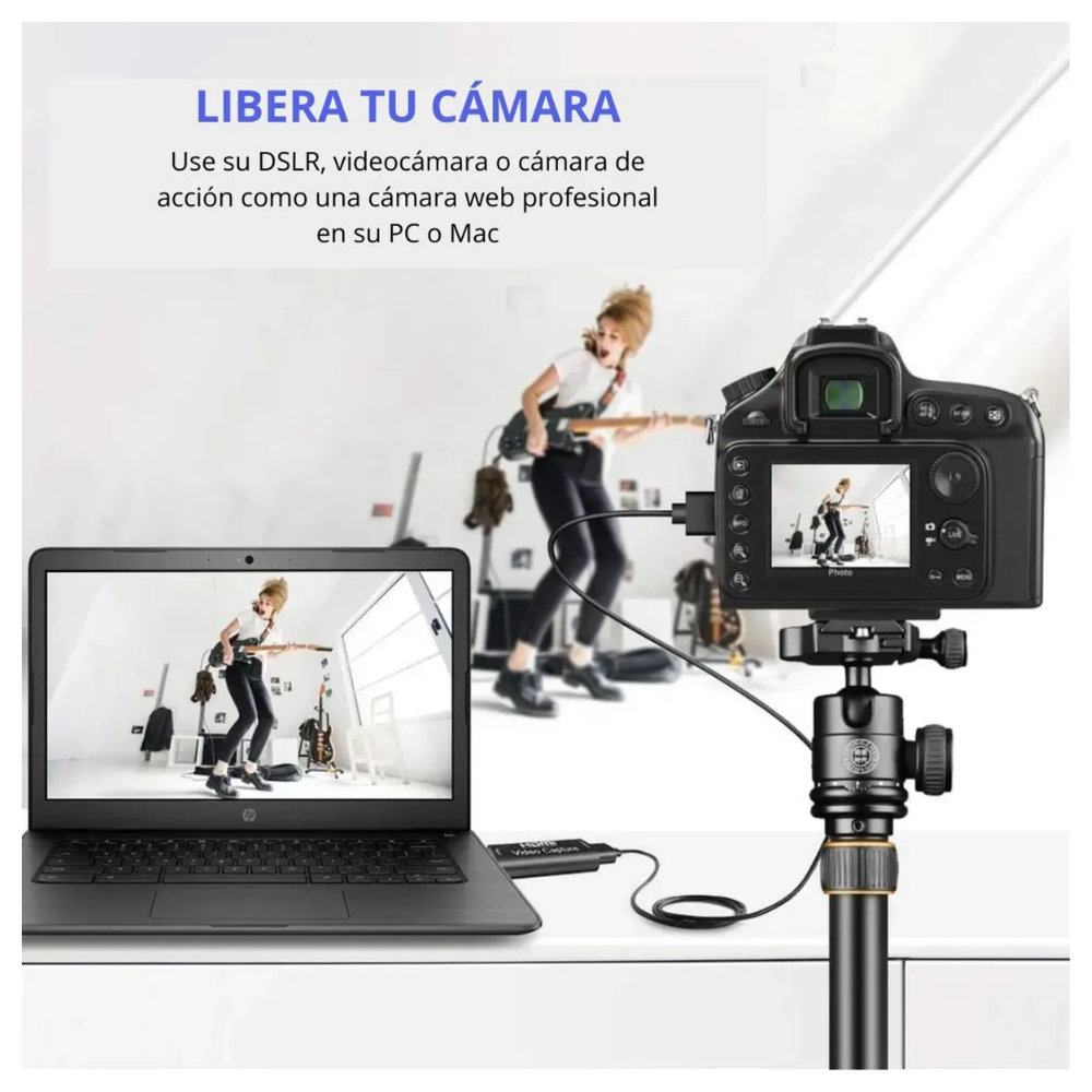 CAPTURADOR DE VIDEO SEISA USB 2.0 GRABACIÓN Y STREAMING EN PC Y LAPTOP - 3