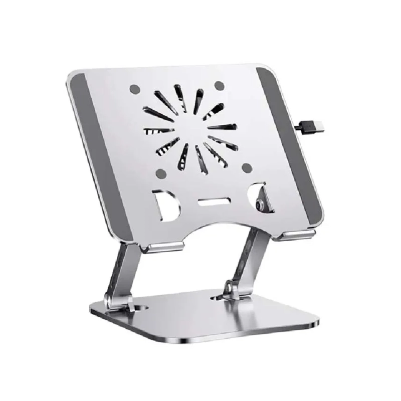 SOPORTE LAPTOP ALUMINIO PLEGABLE V3.3 HX-ZJ24 - PLATA - 1