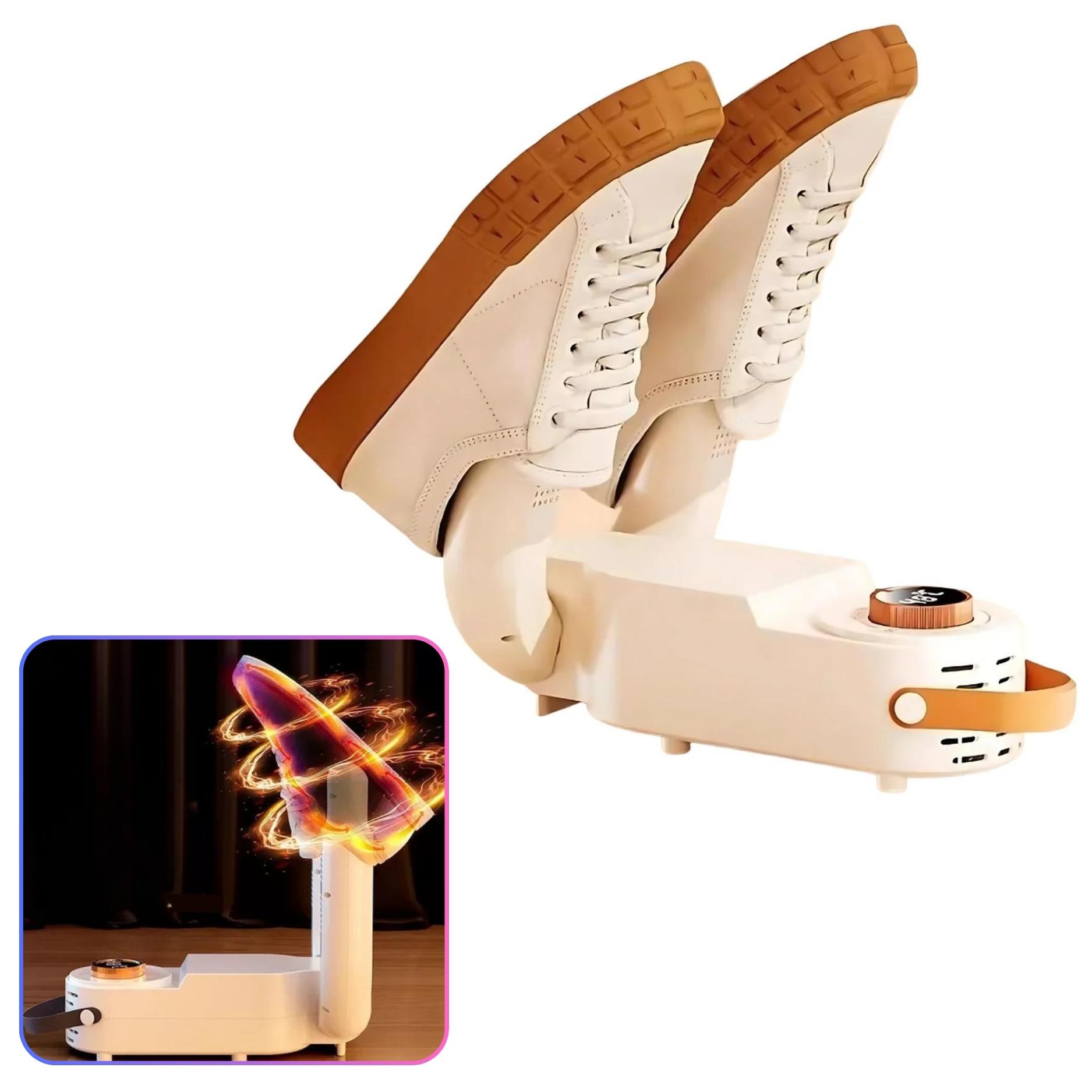 SECADOR DE ZAPATOS ZAPATILLA CALENTADOR PANTUFLAS ELECTRICO PORTATIL - 2