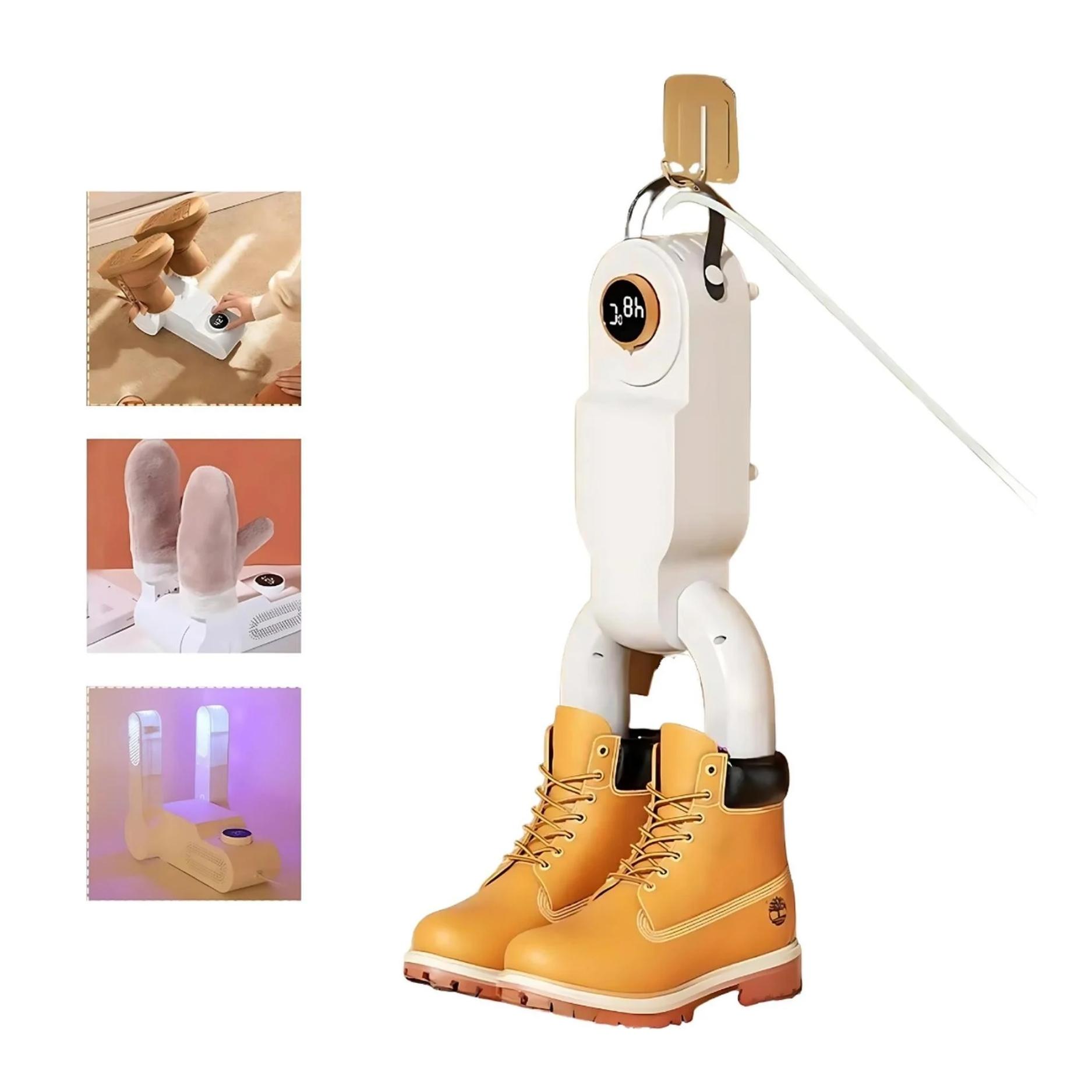 SECADOR DE ZAPATOS ZAPATILLA CALENTADOR PANTUFLAS ELECTRICO PORTATIL - 3