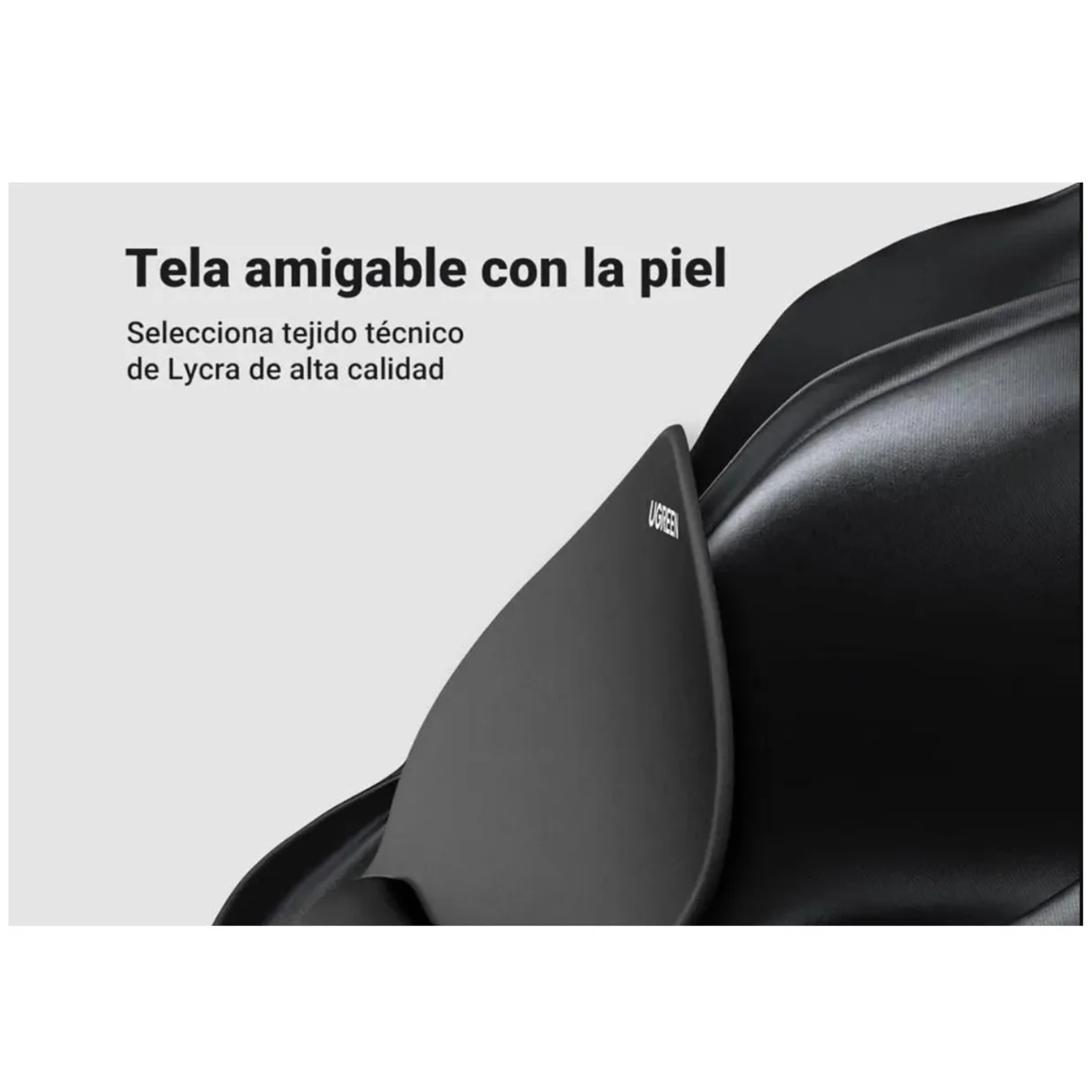 MOUSE PAD UGREEN CON SOPORTE GEL ERGONÓMICO Y ANTIDESLIZANTE CALIDAD PREMIUN LP668 25245 NEGRO - 2