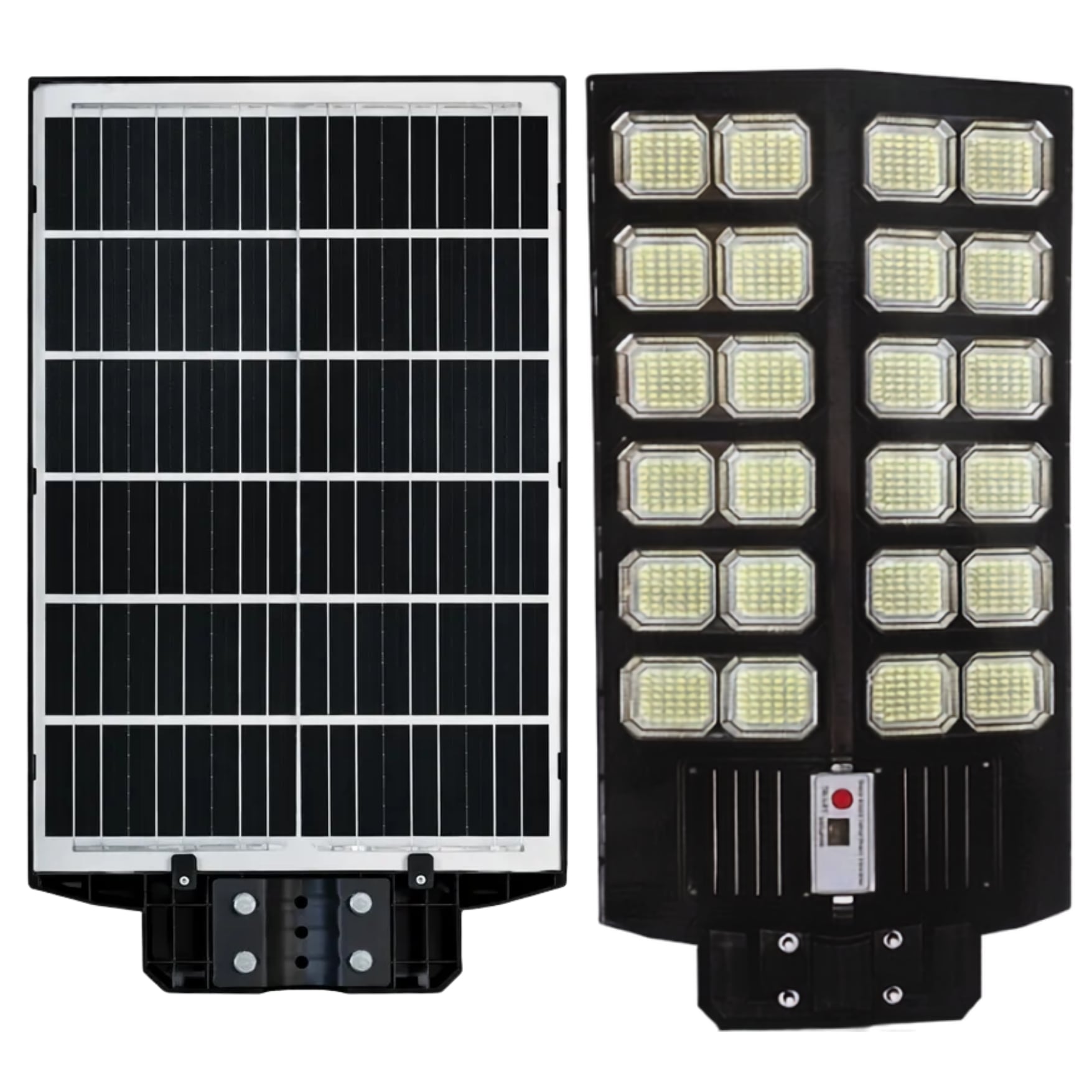 REFLECTOR FAROLA LUZ LED CON PANEL SOLAR LAMPARA ILUMINACIÓN SOLAR 600W +  SOPORTE CONTROL REMOTO - 3
