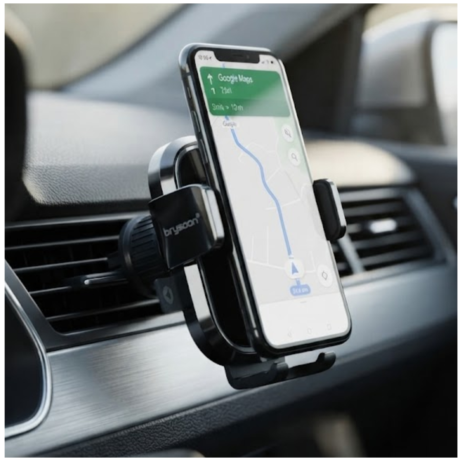 HOLDER DE CELULAR PARA AUTO SOPORTE CELULAR PARA REJILLAS DE AUTO BRYSOON H22 - 7