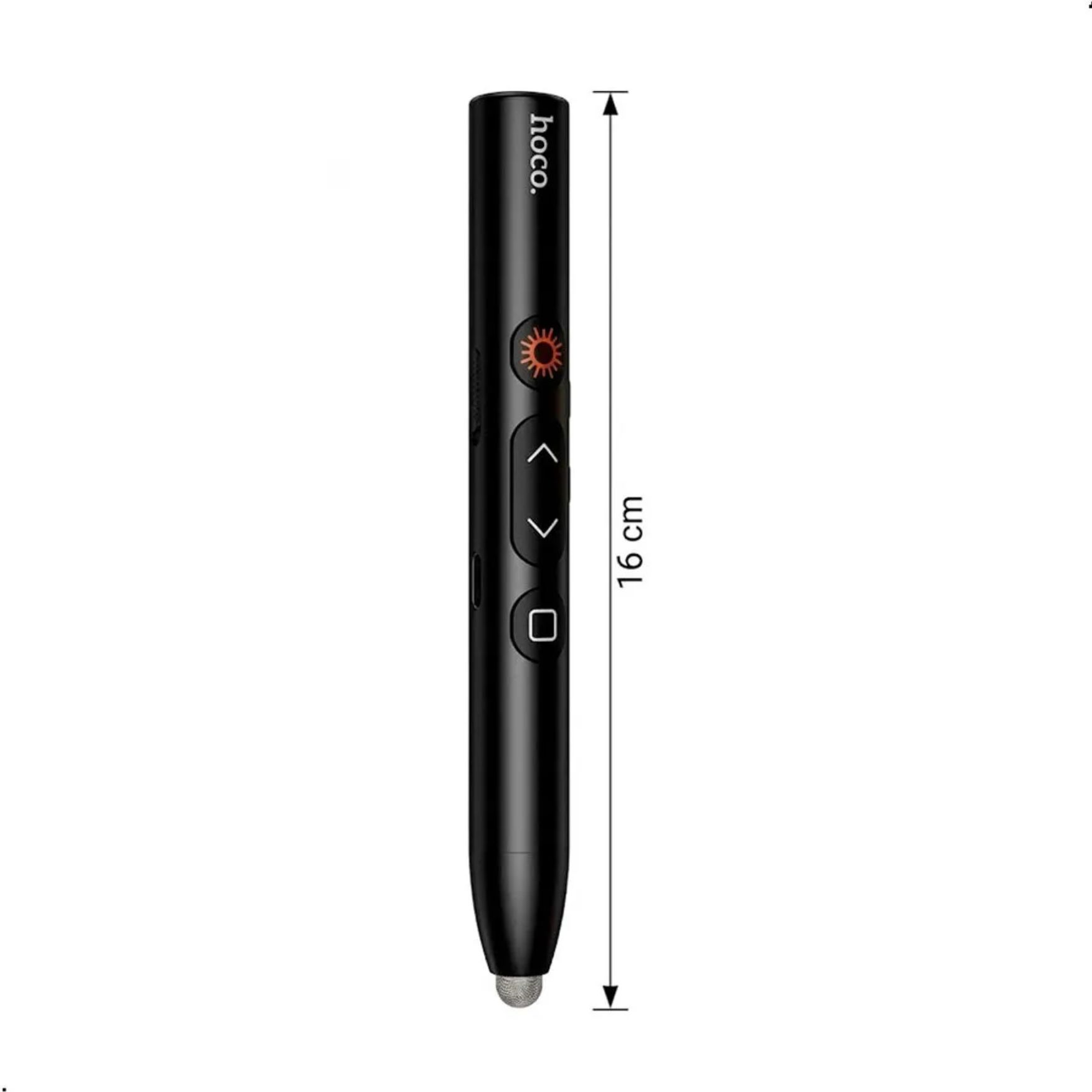 PUNTERO LÁSER PRESENTADOR INALÁMBRICO PARA DIAPOSITIVAS HOCO GM203 LAPIZ PARA PANTALLA TOUCH - 4
