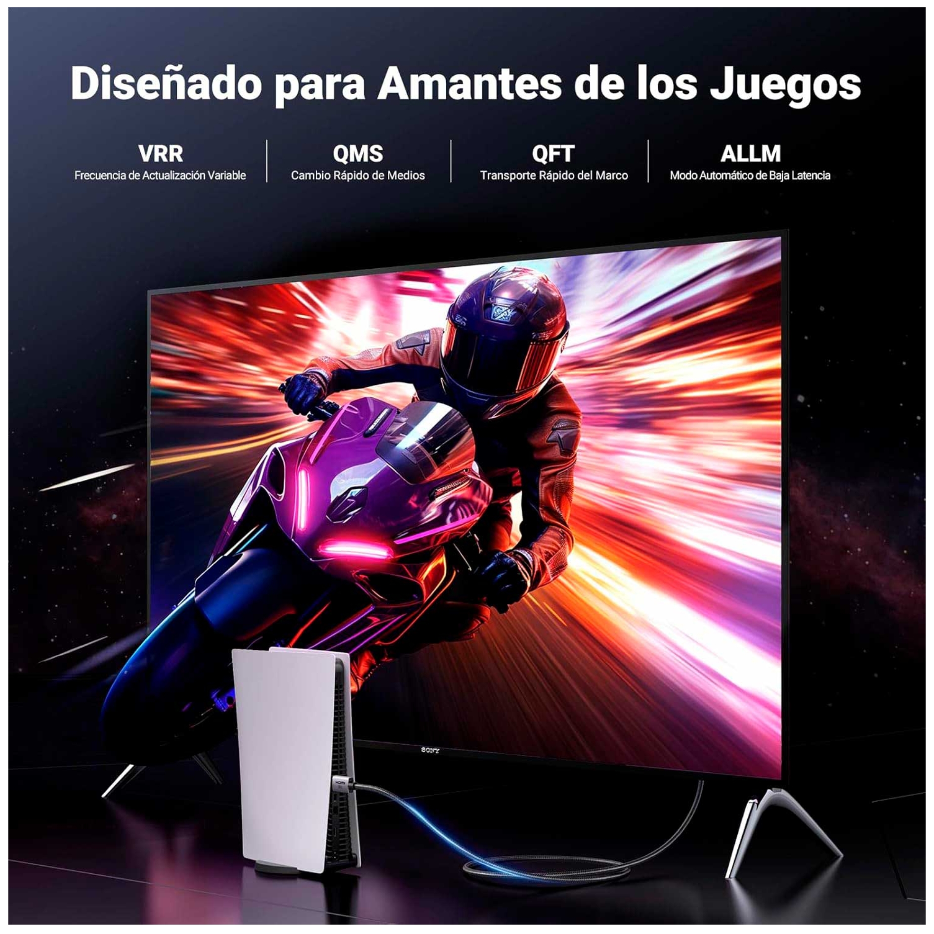 CABLE HDMI UGREEN 8K HDMI 2.1 48GBPS DOLBY ATMOS HDR 1 METRO - 5