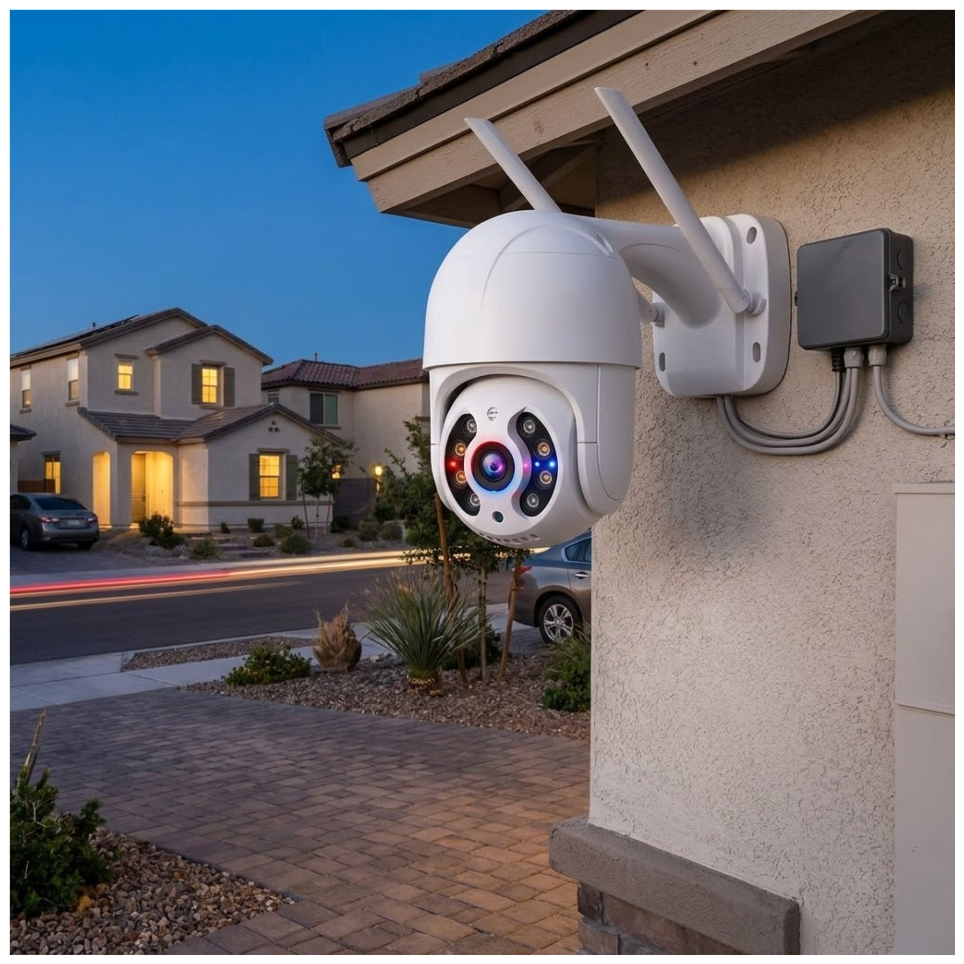 CAMARA DE SEGURIDAD VIGILANCIA PTZ IP WIFI FULL HD MONITORIA DESDE CELULAR - 5