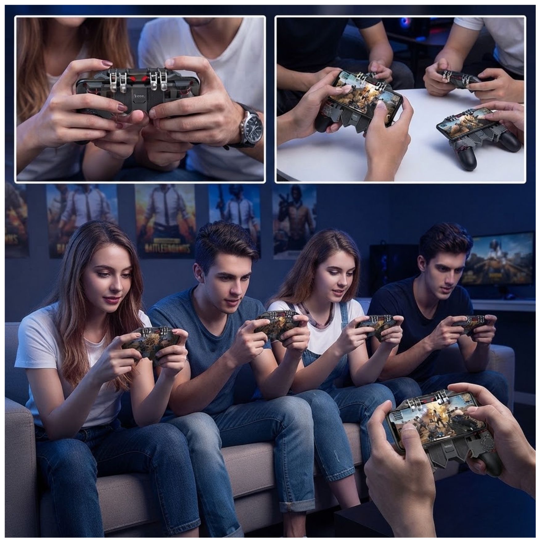 MANDO GATILLO DISPARADOR PARA CELULAR HOCO JUEGOS PUBG MOBILE, FREE FIRE CALL OF DUTY ANDROID, IOS - 6