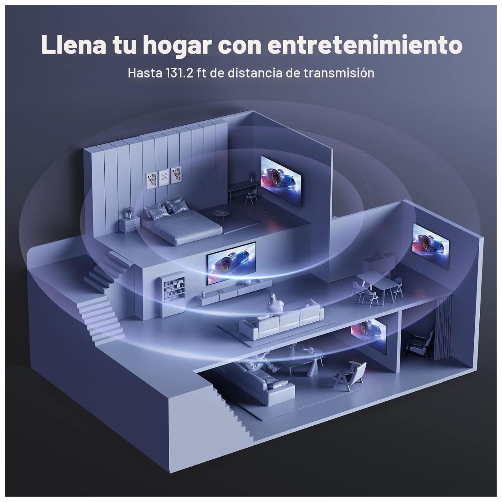 SPLITTER HDMI UGREEN 4K60HZ, 1 ENTRADA A 4 SALIDAS CON CONTROL EDID AUDIO  DOLBY WINDOWS MACOS - 6
